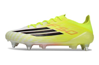 Adidas F50 Elite SG Soft Ground Soccer Cleats - Yellow/Electric Lime/Neon Black