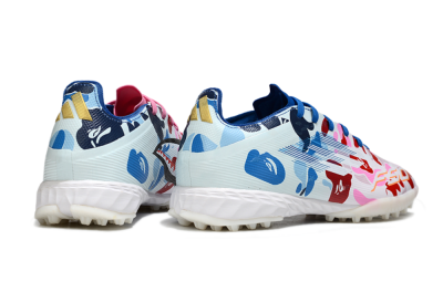 Adidas F50 Pro TF Artificial Turf Soccer Shoes - Pink/Blue Wave/Pink Splash