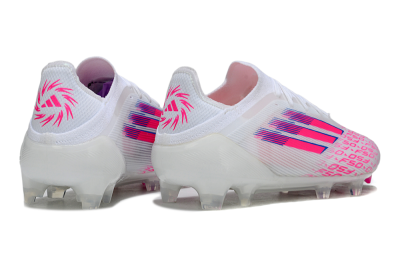 Adidas F50 Elite FG Firm Ground Soccer Cleats - White/Vibrant Pink/Deep Blue