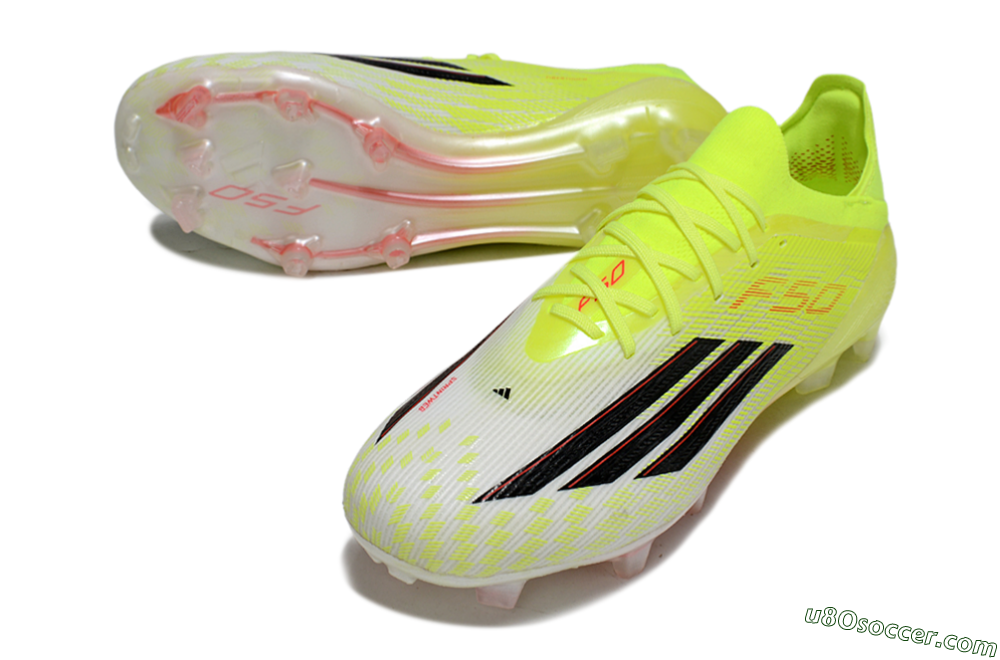 Adidas F50 Elite FG Firm Ground Soccer Cleats - Yellow/Neon Green/Black 3