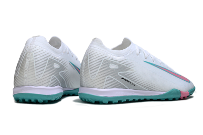 Nike Air Zoom Mercurial Vapor 16 Elite TF Artificial Turf Soccer Shoes - White/Mint Green/Pink
