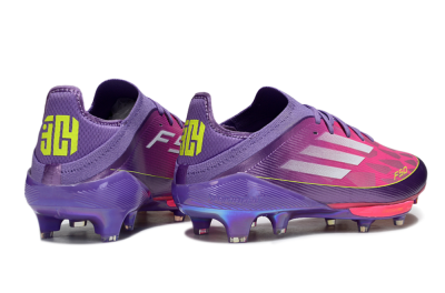 Adidas F50+ Elite Lightstrike Pro FG Firm Ground Soccer Cleats - Purple/Vibrant Magenta/Metallic Rose