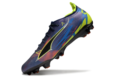 Puma Ultra Ultimate FG Firm Ground Soccer Cleats - Navy/Electric Yellow/Dynamic Blue