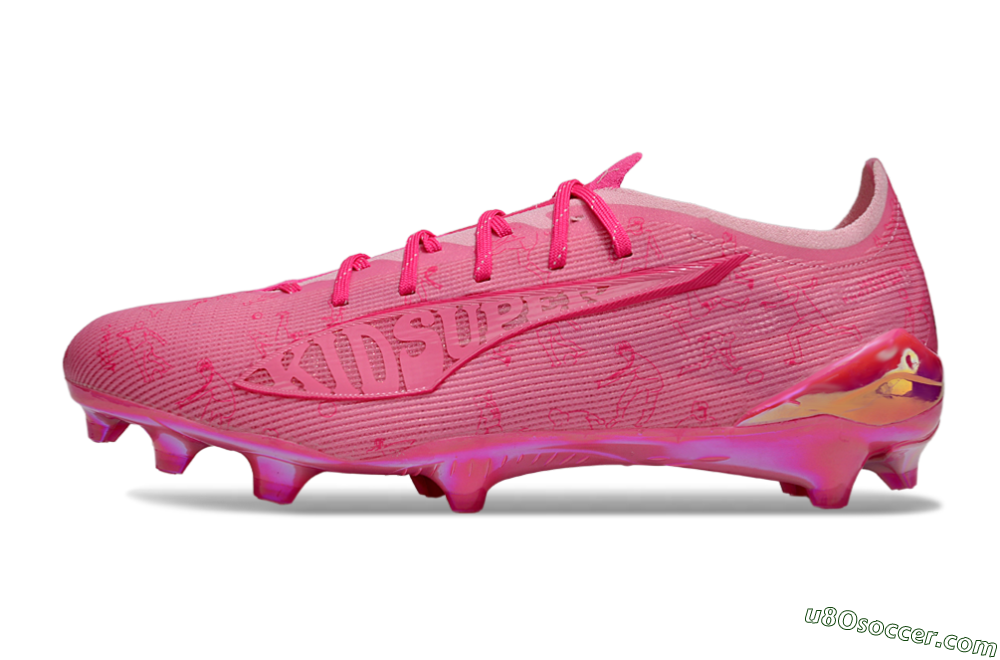 Puma Ultra Ultimate FG Firm Ground Soccer Cleats - Pink/Vibrant Pink/Reflective Pink 2