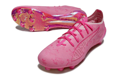 Puma Ultra Ultimate FG Firm Ground Soccer Cleats - Pink/Vibrant Pink/Reflective Pink