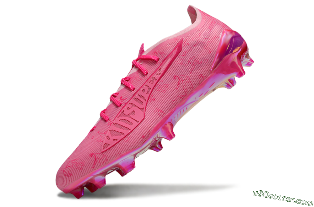 Puma Ultra Ultimate FG Firm Ground Soccer Cleats - Pink/Vibrant Pink/Reflective Pink 5