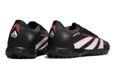 Adidas Predator 25 Elite TF Artificial Turf Soccer Shoes - Black/Fiery Red/White