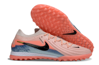 Nike Phantom GX 2 Elite TF Artificial Turf Soccer Shoes - Pink/Coral Glow/Sky Blue