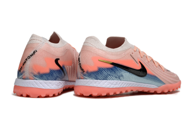 Nike Phantom GX 2 Elite TF Artificial Turf Soccer Shoes - Pink/Coral Glow/Sky Blue