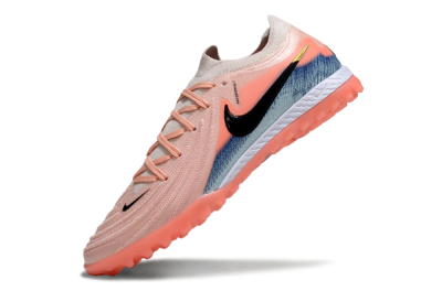 Nike Phantom GX 2 Elite TF Artificial Turf Soccer Shoes - Pink/Coral Glow/Sky Blue
