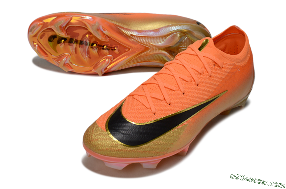 Nike Air Zoom Mercurial Vapor 16 Elite FG Firm Ground Soccer Cleats - Orange/Electric Burst/Golden Shine 3