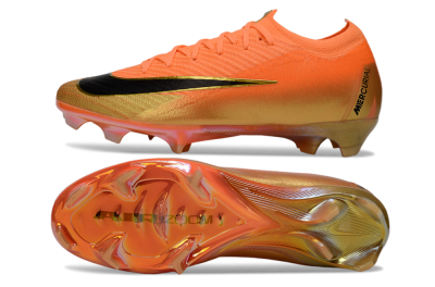 Nike Air Zoom Mercurial Vapor 16 Elite FG Firm Ground Soccer Cleats - Orange/Electric Burst/Golden Shine