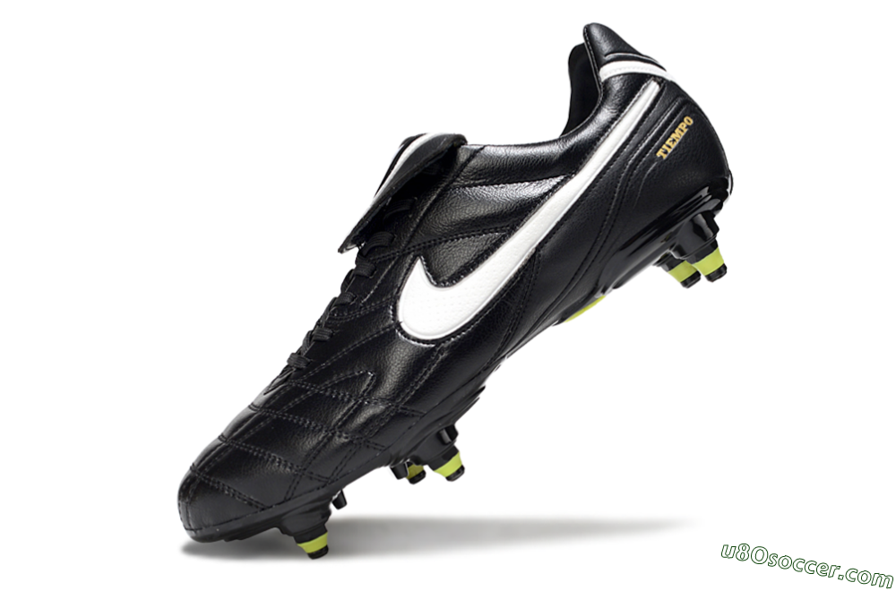 Nike Tiempo Legend 10 Elite SG Soft Ground Soccer Cleats - Black/Electric Yellow/White 5