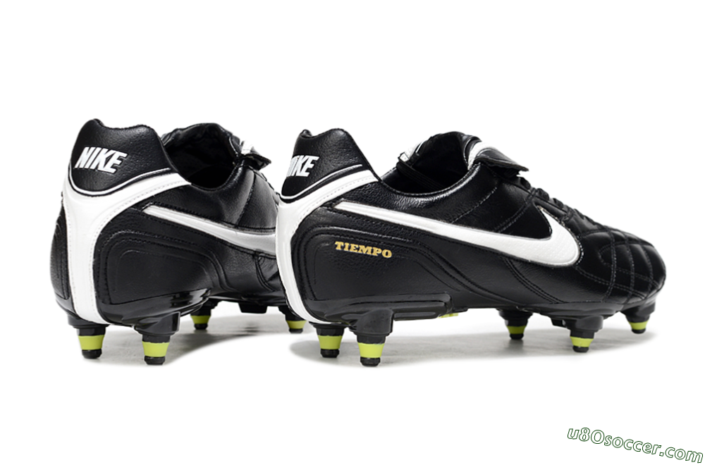 Nike Tiempo Legend 10 Elite SG Soft Ground Soccer Cleats - Black/Electric Yellow/White 6