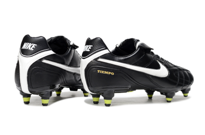 Nike Tiempo Legend 10 Elite SG Soft Ground Soccer Cleats - Black/Electric Yellow/White
