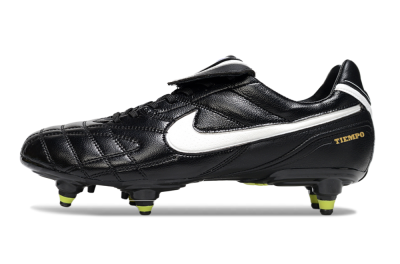 Nike Tiempo Legend 10 Elite SG Soft Ground Soccer Cleats - Black/Electric Yellow/White