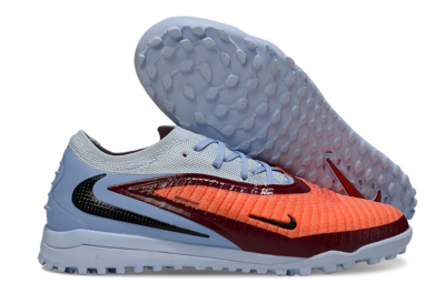 Nike Phantom 6 Low Elite TF Artificial Turf Soccer Shoes - Orange/Scarlet Red/Cool Grey