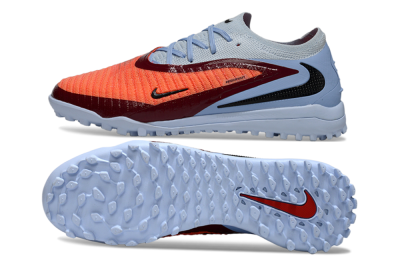 Nike Phantom 6 Low Elite TF Artificial Turf Soccer Shoes - Orange/Scarlet Red/Cool Grey