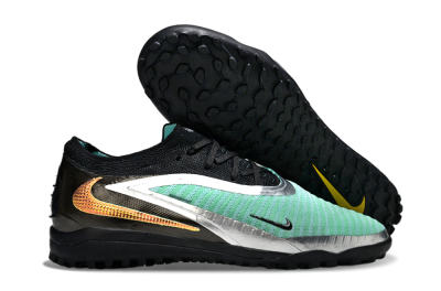 Nike Phantom 6 Low Elite TF Artificial Turf Soccer Shoes - Mint/Silver/Black