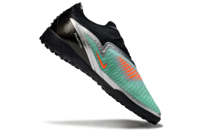 Nike Phantom 6 Low Elite TF Artificial Turf Soccer Shoes - Mint/Silver/Black