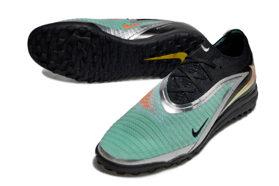 Nike Phantom 6 Low Elite TF Artificial Turf Soccer Shoes - Mint/Silver/Black