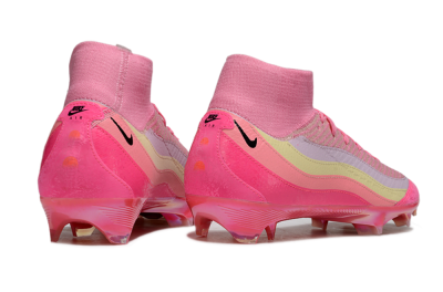 Nike Air Zoom Mercurial Superfly 10 Elite FG Firm Ground Soccer Cleats - Pink/Blazing Pink/Sunny Yellow