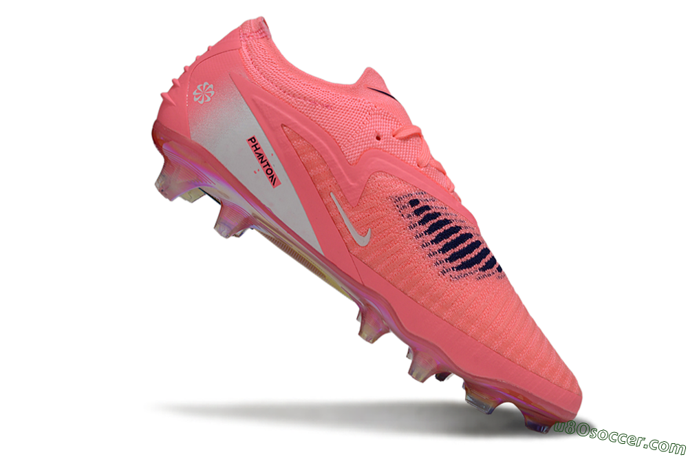 Nike Phantom 6 Low Elite FG Firm Ground Soccer Cleats - Pink/Neon Pink/Black 4
