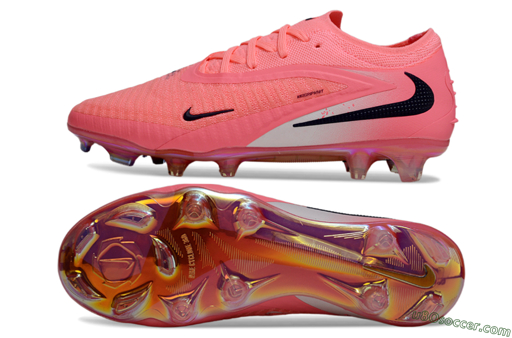Nike Phantom 6 Low Elite FG Firm Ground Soccer Cleats - Pink/Neon Pink/Black 0