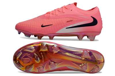 Nike Phantom 6 Low Elite FG Firm Ground Soccer Cleats - Pink/Neon Pink/Black