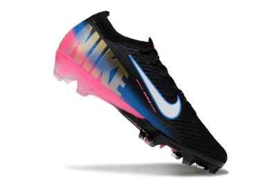 Nike Air Zoom Mercurial Vapor 16 Elite FG Firm Ground Soccer Cleats - Black/Electric Blue/Pink Blast
