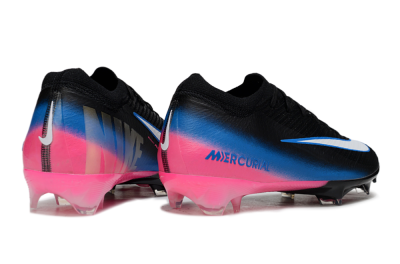 Nike Air Zoom Mercurial Vapor 16 Elite FG Firm Ground Soccer Cleats - Black/Electric Blue/Pink Blast