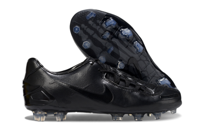 Nike Total 90 III FG Firm Ground Soccer Cleats - Black/Shadow Black/Crystal Clear
