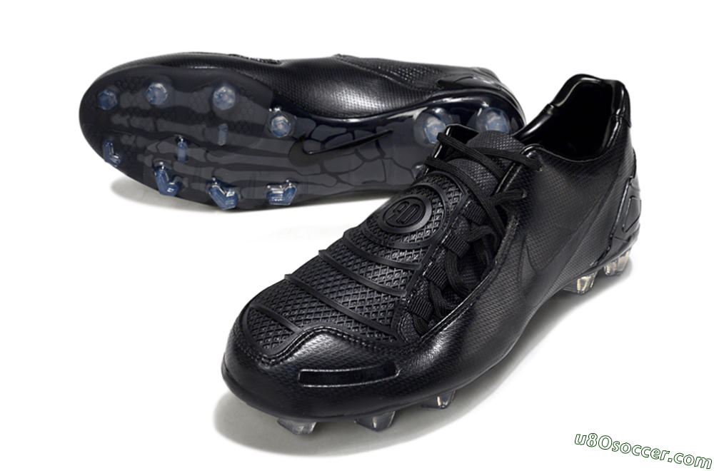 Nike Total 90 III FG Firm Ground Soccer Cleats - Black/Shadow Black/Crystal Clear 3