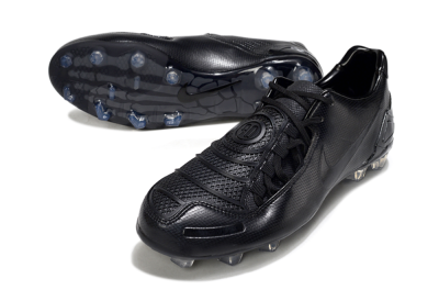 Nike Total 90 III FG Firm Ground Soccer Cleats - Black/Shadow Black/Crystal Clear