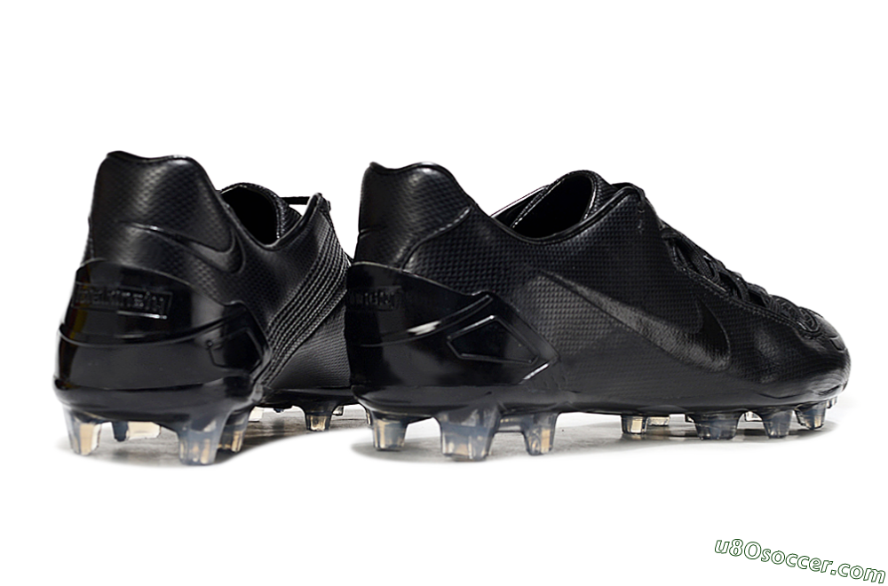 Nike Total 90 III FG Firm Ground Soccer Cleats - Black/Shadow Black/Crystal Clear 6
