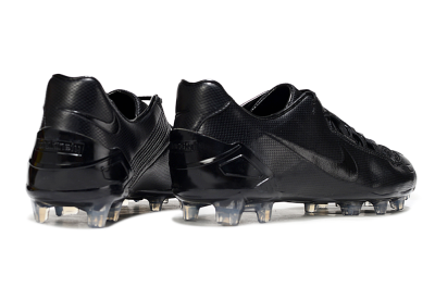 Nike Total 90 III FG Firm Ground Soccer Cleats - Black/Shadow Black/Crystal Clear