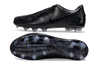 Nike Total 90 III FG Firm Ground Soccer Cleats - Black/Shadow Black/Crystal Clear