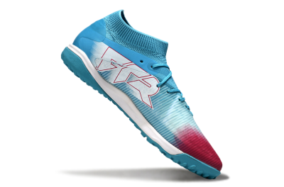 Puma Future 8 Ultimate TF Artificial Turf Soccer Cleats - Aqua/Sunset Pink/Turquoise Blue
