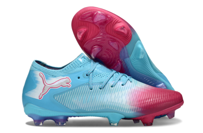 Puma Future 8 Ultimate FG Firm Ground Soccer Cleats - Blue/Turquoise Splash/Crimson Burst
