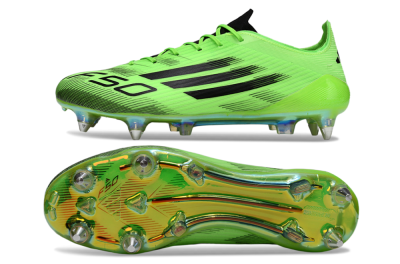 Adidas F50 Elite SG Soft Ground Soccer Cleats - Green/Neon Green/Black