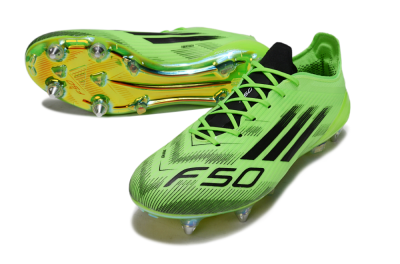Adidas F50 Elite SG Soft Ground Soccer Cleats - Green/Neon Green/Black