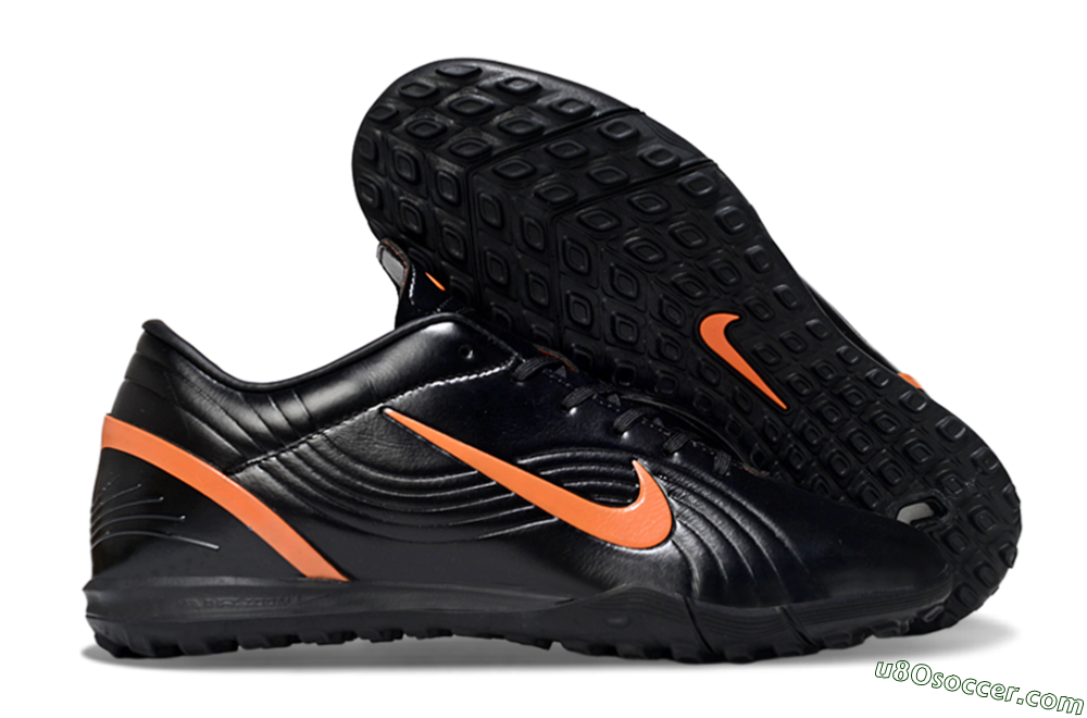 Nike Mercurial Vapor 1 RGN SE TF Artificial Turf Soccer Shoes - Black/Vibrant Orange/Black 1