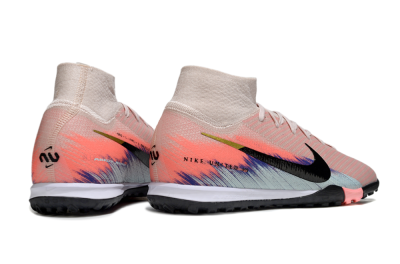 Nike Air Zoom Mercurial Superfly 10 Elite TF Artificial Turf Soccer Shoes - Pink/Coral Dawn/Black Shadow