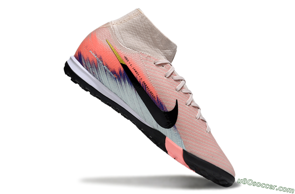 Nike Air Zoom Mercurial Superfly 10 Elite TF Artificial Turf Soccer Shoes - Pink/Coral Dawn/Black Shadow 4