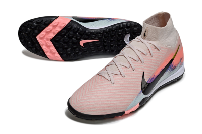 Nike Air Zoom Mercurial Superfly 10 Elite TF Artificial Turf Soccer Shoes - Pink/Coral Dawn/Black Shadow