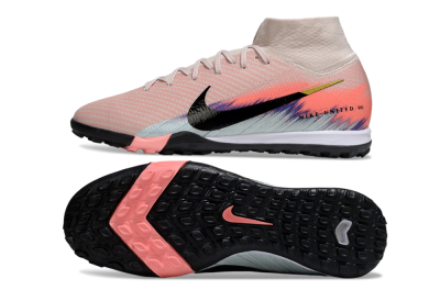Nike Air Zoom Mercurial Superfly 10 Elite TF Artificial Turf Soccer Shoes - Pink/Coral Dawn/Black Shadow
