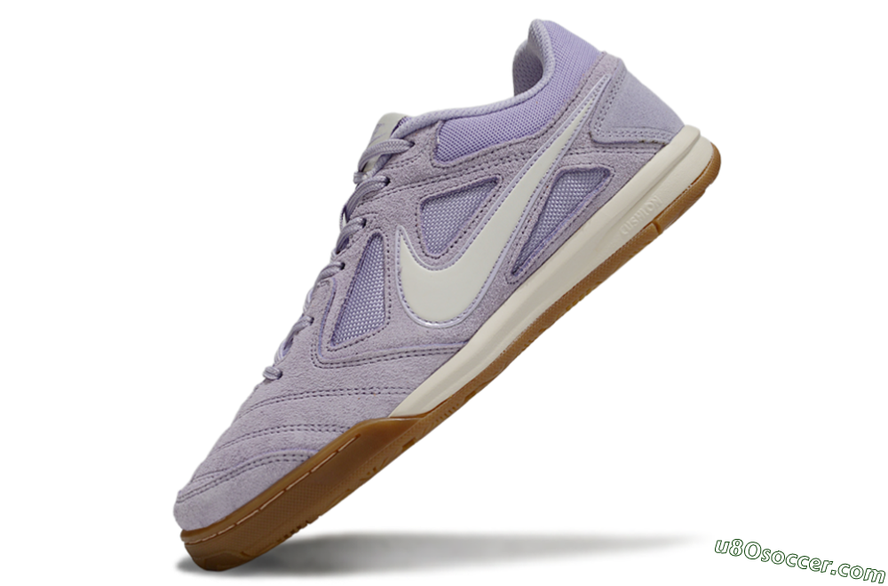 Supreme x Nike SB Gato IC Indoor & Futsal Soccer Shoes - Purple/Lavender Mist/Soft Taupe 5