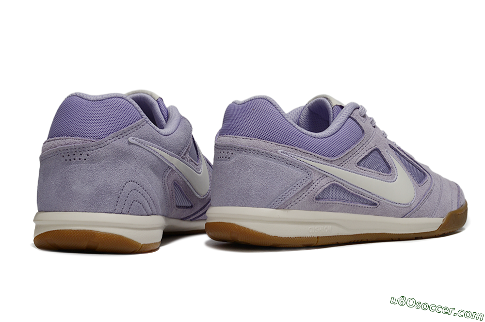 Supreme x Nike SB Gato IC Indoor & Futsal Soccer Shoes - Purple/Lavender Mist/Soft Taupe 6