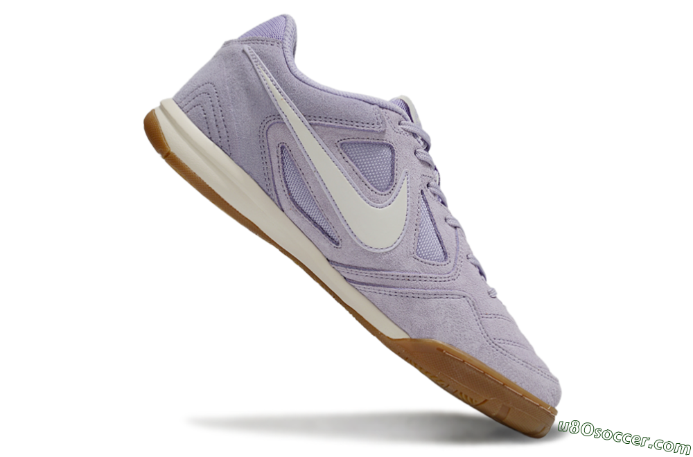 Supreme x Nike SB Gato IC Indoor & Futsal Soccer Shoes - Purple/Lavender Mist/Soft Taupe 4
