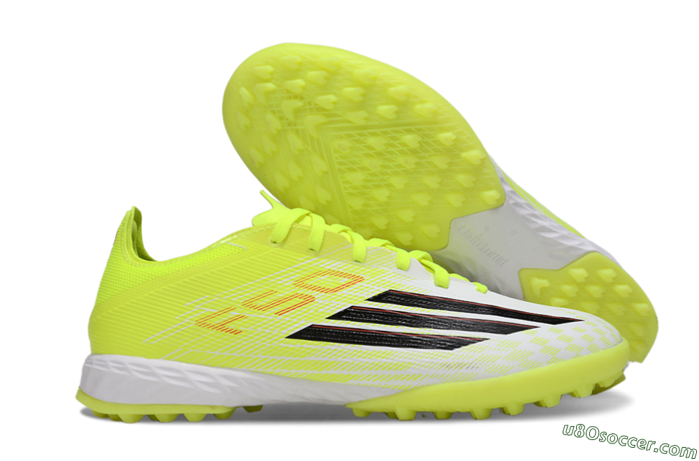 Adidas F50 Pro TF Artificial Turf Soccer Shoes - Yellow/Vibrant Neon/White 1